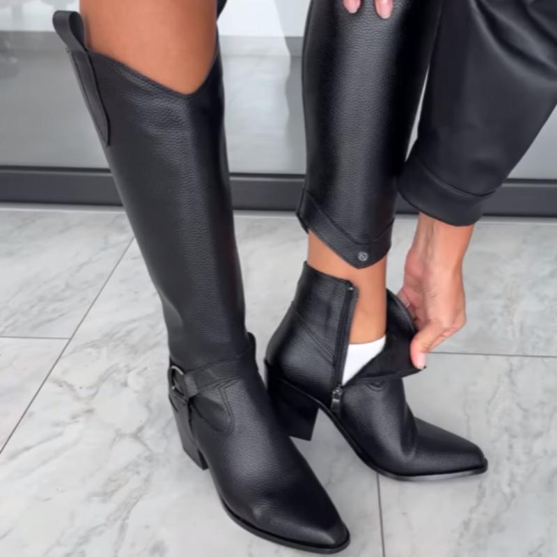 Women's Boots with Removable Detail