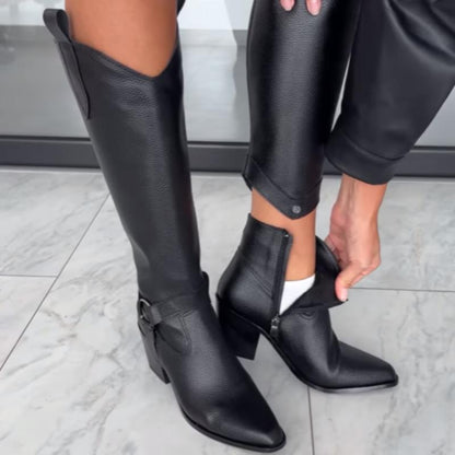 Women's Boots with Removable Detail