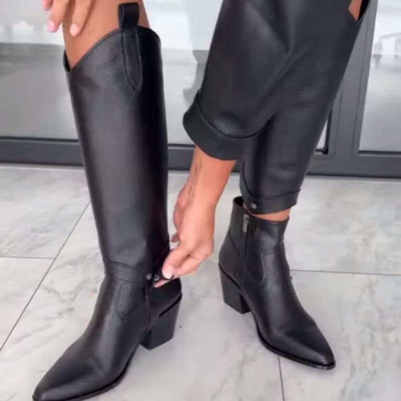 Women's Boots with Removable Detail